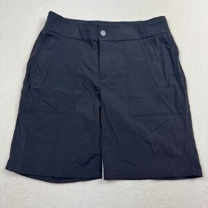 Athleta Women's Black Hiking Shorts Size 4 Nylon Blend‎ Utility Pockets